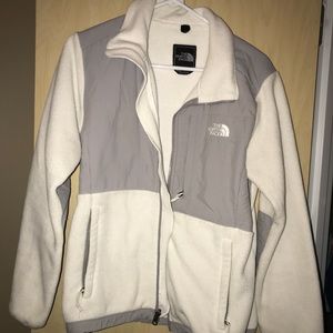 White North Face Fleece Jacket